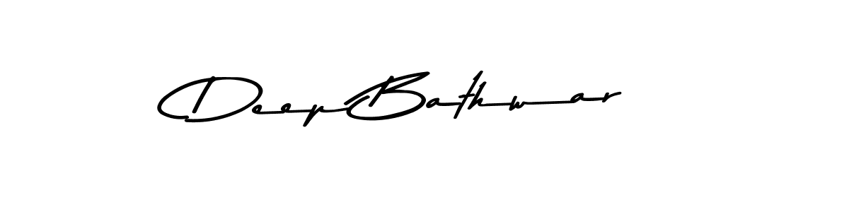 Create a beautiful signature design for name Deep Bathwar. With this signature (Asem Kandis PERSONAL USE) fonts, you can make a handwritten signature for free. Deep Bathwar signature style 9 images and pictures png