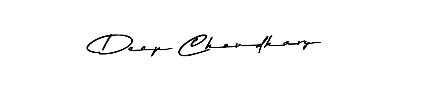 Make a beautiful signature design for name Deep Choudhary. With this signature (Asem Kandis PERSONAL USE) style, you can create a handwritten signature for free. Deep Choudhary signature style 9 images and pictures png