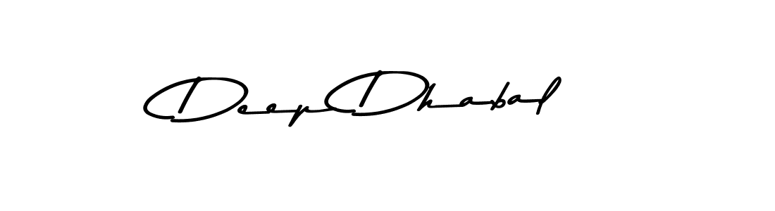 Create a beautiful signature design for name Deep Dhabal. With this signature (Asem Kandis PERSONAL USE) fonts, you can make a handwritten signature for free. Deep Dhabal signature style 9 images and pictures png