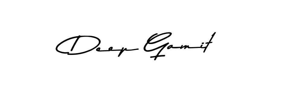 Use a signature maker to create a handwritten signature online. With this signature software, you can design (Asem Kandis PERSONAL USE) your own signature for name Deep Gamit. Deep Gamit signature style 9 images and pictures png