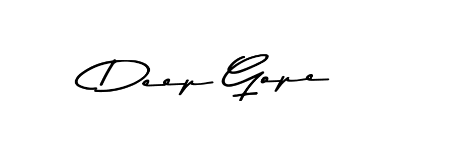 Deep Gope stylish signature style. Best Handwritten Sign (Asem Kandis PERSONAL USE) for my name. Handwritten Signature Collection Ideas for my name Deep Gope. Deep Gope signature style 9 images and pictures png