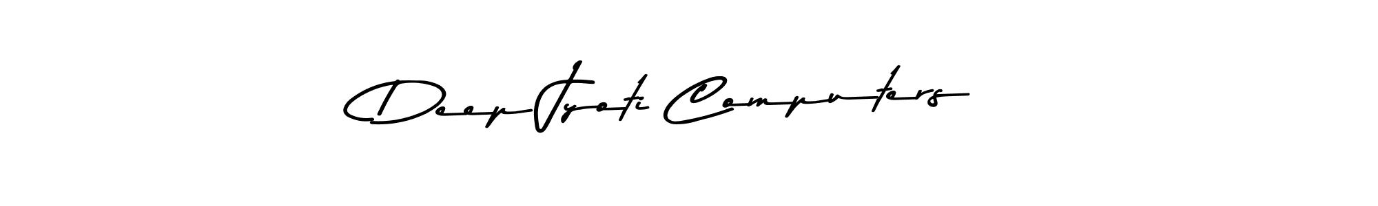 Design your own signature with our free online signature maker. With this signature software, you can create a handwritten (Asem Kandis PERSONAL USE) signature for name Deep Jyoti Computers. Deep Jyoti Computers signature style 9 images and pictures png
