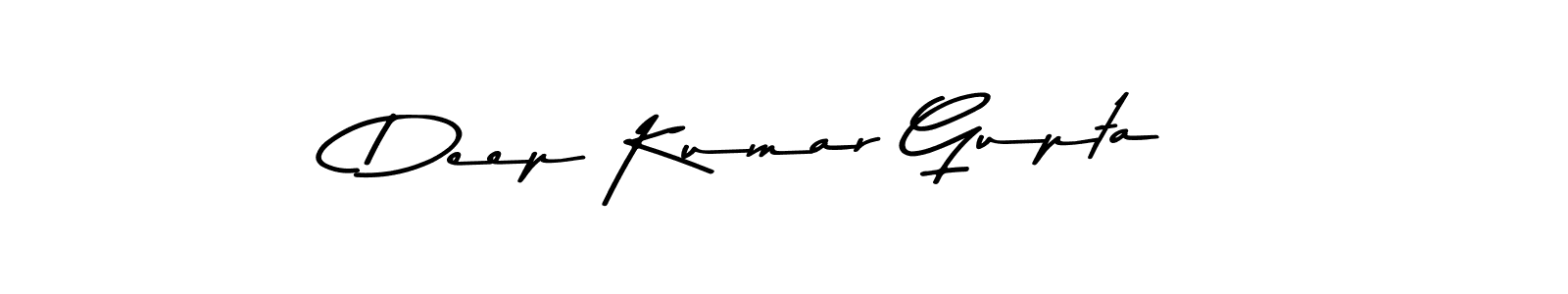 Create a beautiful signature design for name Deep Kumar Gupta. With this signature (Asem Kandis PERSONAL USE) fonts, you can make a handwritten signature for free. Deep Kumar Gupta signature style 9 images and pictures png