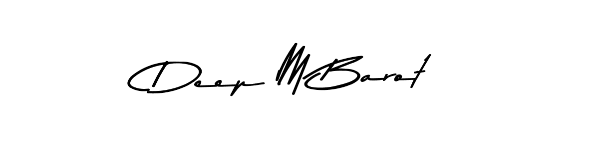 It looks lik you need a new signature style for name Deep M Barot. Design unique handwritten (Asem Kandis PERSONAL USE) signature with our free signature maker in just a few clicks. Deep M Barot signature style 9 images and pictures png