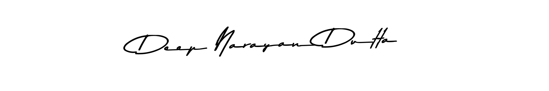 Create a beautiful signature design for name Deep Narayan Dutta. With this signature (Asem Kandis PERSONAL USE) fonts, you can make a handwritten signature for free. Deep Narayan Dutta signature style 9 images and pictures png