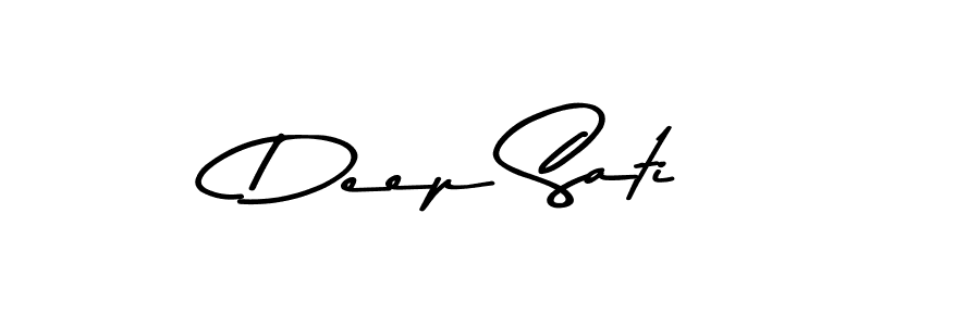 It looks lik you need a new signature style for name Deep Sati. Design unique handwritten (Asem Kandis PERSONAL USE) signature with our free signature maker in just a few clicks. Deep Sati signature style 9 images and pictures png