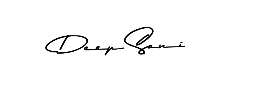 How to make Deep Soni signature? Asem Kandis PERSONAL USE is a professional autograph style. Create handwritten signature for Deep Soni name. Deep Soni signature style 9 images and pictures png