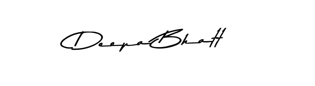 Create a beautiful signature design for name Deepa Bhatt. With this signature (Asem Kandis PERSONAL USE) fonts, you can make a handwritten signature for free. Deepa Bhatt signature style 9 images and pictures png