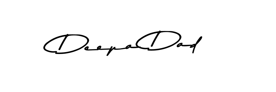 Make a beautiful signature design for name Deepa Dad. With this signature (Asem Kandis PERSONAL USE) style, you can create a handwritten signature for free. Deepa Dad signature style 9 images and pictures png