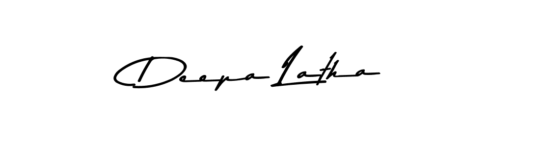 Design your own signature with our free online signature maker. With this signature software, you can create a handwritten (Asem Kandis PERSONAL USE) signature for name Deepa Latha. Deepa Latha signature style 9 images and pictures png