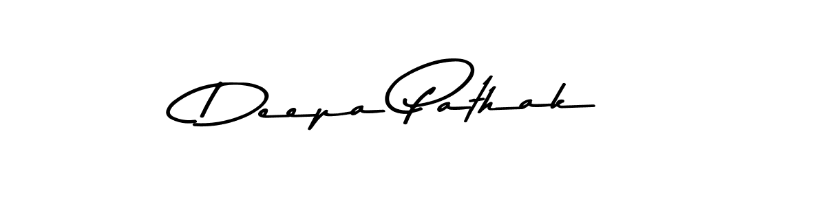 Create a beautiful signature design for name Deepa Pathak. With this signature (Asem Kandis PERSONAL USE) fonts, you can make a handwritten signature for free. Deepa Pathak signature style 9 images and pictures png