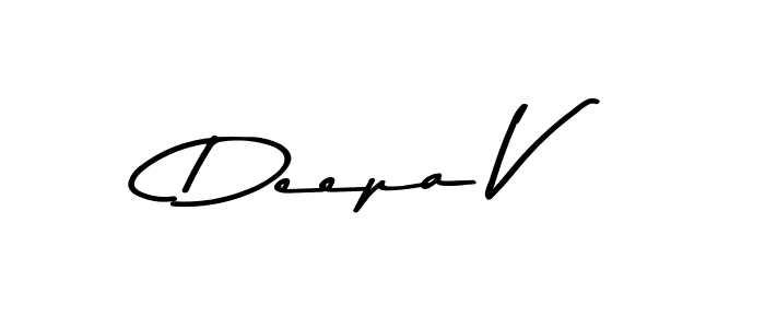 Also we have Deepa V name is the best signature style. Create professional handwritten signature collection using Asem Kandis PERSONAL USE autograph style. Deepa V signature style 9 images and pictures png