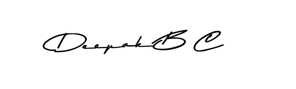 Deepak B C stylish signature style. Best Handwritten Sign (Asem Kandis PERSONAL USE) for my name. Handwritten Signature Collection Ideas for my name Deepak B C. Deepak B C signature style 9 images and pictures png