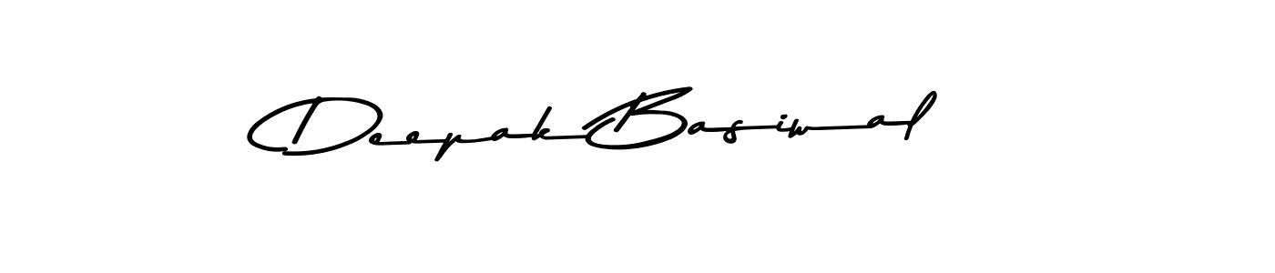 Use a signature maker to create a handwritten signature online. With this signature software, you can design (Asem Kandis PERSONAL USE) your own signature for name Deepak Basiwal. Deepak Basiwal signature style 9 images and pictures png