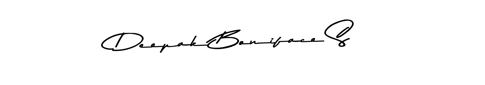 Here are the top 10 professional signature styles for the name Deepak Boniface S. These are the best autograph styles you can use for your name. Deepak Boniface S signature style 9 images and pictures png