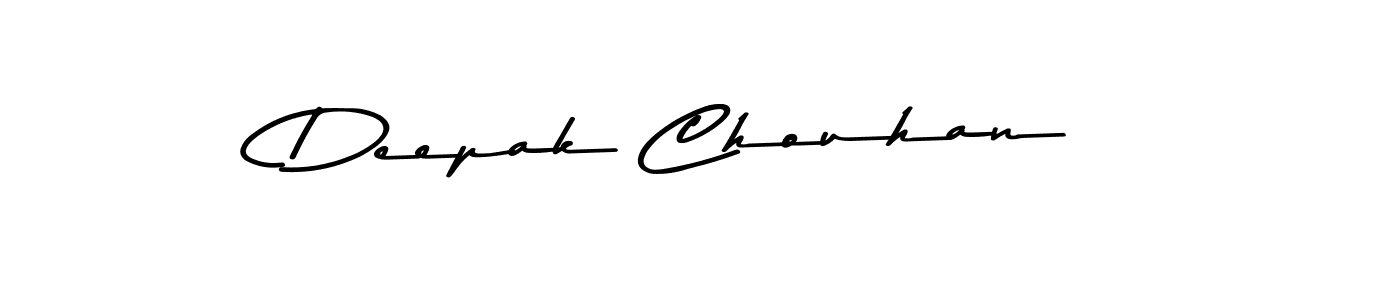 Create a beautiful signature design for name Deepak Chouhan. With this signature (Asem Kandis PERSONAL USE) fonts, you can make a handwritten signature for free. Deepak Chouhan signature style 9 images and pictures png