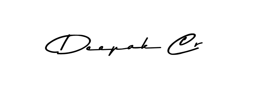 Use a signature maker to create a handwritten signature online. With this signature software, you can design (Asem Kandis PERSONAL USE) your own signature for name Deepak Cr. Deepak Cr signature style 9 images and pictures png