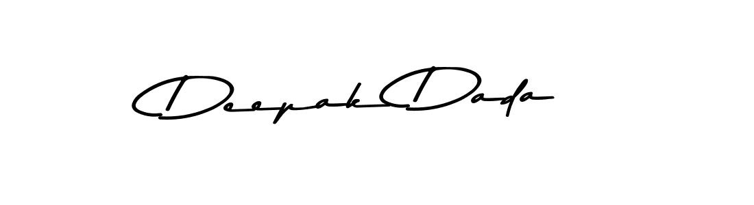 How to make Deepak Dada name signature. Use Asem Kandis PERSONAL USE style for creating short signs online. This is the latest handwritten sign. Deepak Dada signature style 9 images and pictures png