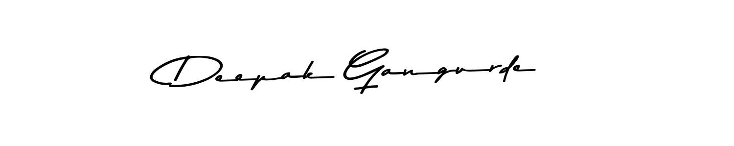 Use a signature maker to create a handwritten signature online. With this signature software, you can design (Asem Kandis PERSONAL USE) your own signature for name Deepak Gangurde. Deepak Gangurde signature style 9 images and pictures png