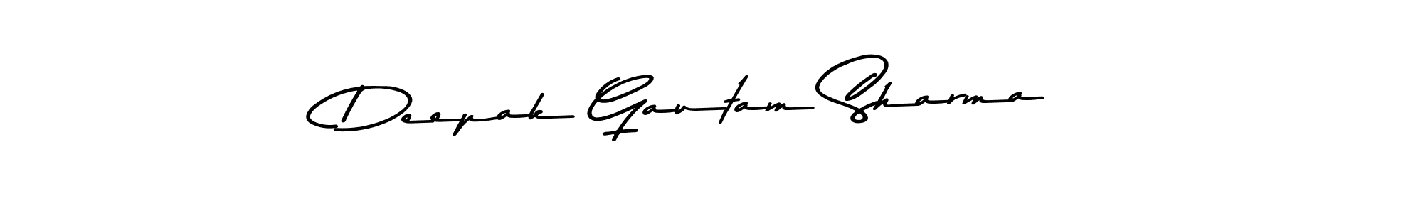 Use a signature maker to create a handwritten signature online. With this signature software, you can design (Asem Kandis PERSONAL USE) your own signature for name Deepak Gautam Sharma. Deepak Gautam Sharma signature style 9 images and pictures png