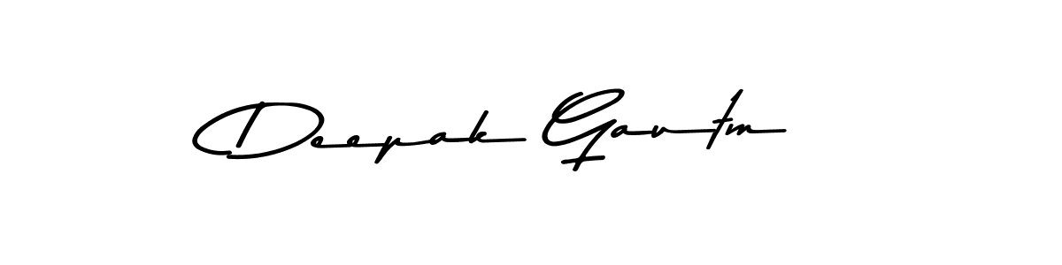 Make a short Deepak Gautm signature style. Manage your documents anywhere anytime using Asem Kandis PERSONAL USE. Create and add eSignatures, submit forms, share and send files easily. Deepak Gautm signature style 9 images and pictures png
