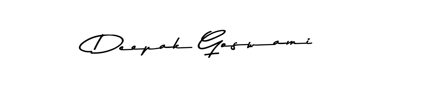 Deepak Goswami stylish signature style. Best Handwritten Sign (Asem Kandis PERSONAL USE) for my name. Handwritten Signature Collection Ideas for my name Deepak Goswami. Deepak Goswami signature style 9 images and pictures png