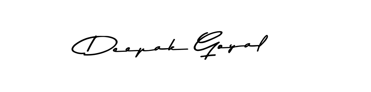 Make a short Deepak Goyal signature style. Manage your documents anywhere anytime using Asem Kandis PERSONAL USE. Create and add eSignatures, submit forms, share and send files easily. Deepak Goyal signature style 9 images and pictures png