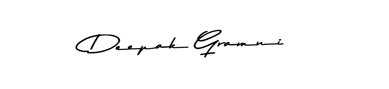 Use a signature maker to create a handwritten signature online. With this signature software, you can design (Asem Kandis PERSONAL USE) your own signature for name Deepak Gramni. Deepak Gramni signature style 9 images and pictures png