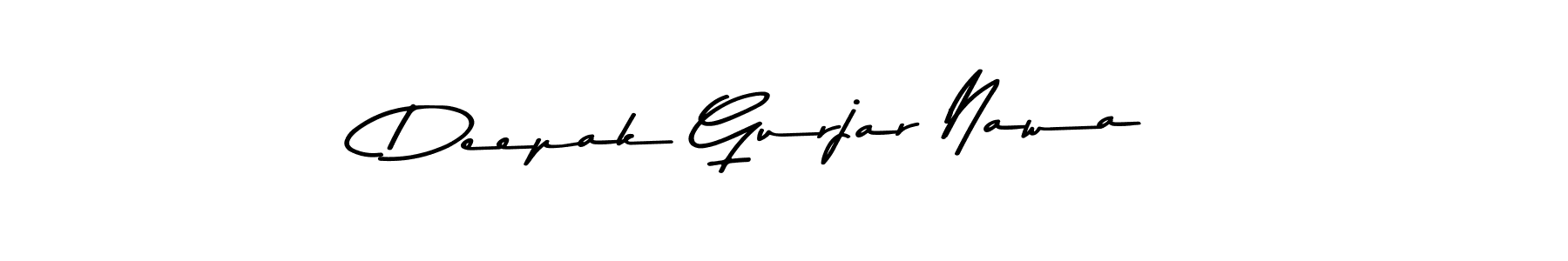 Make a short Deepak Gurjar Nawa signature style. Manage your documents anywhere anytime using Asem Kandis PERSONAL USE. Create and add eSignatures, submit forms, share and send files easily. Deepak Gurjar Nawa signature style 9 images and pictures png