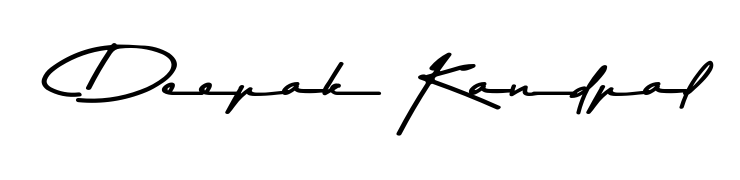 Generate high-definition signature styles for Deepak Kandpal. The Asem Kandis PERSONAL USE typeface ensures crisp legibility and sophisticated design. Deepak Kandpal signature style 9 images and pictures png