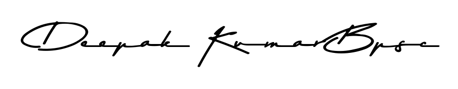 Style your name Deepak Kumar Bpsc with confidence using Asem Kandis PERSONAL USE signature design. Simple, elegant, and ready for immediate document use. Deepak Kumar Bpsc signature style 9 images and pictures png