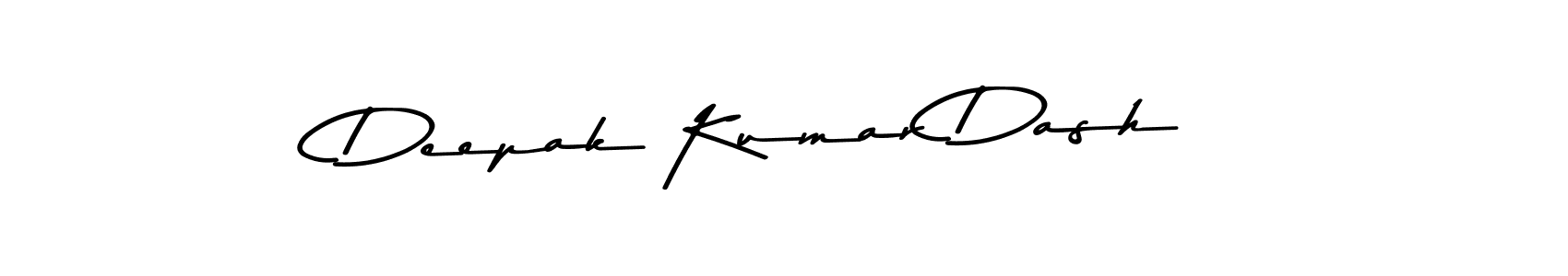 How to make Deepak Kumar Dash name signature. Use Asem Kandis PERSONAL USE style for creating short signs online. This is the latest handwritten sign. Deepak Kumar Dash signature style 9 images and pictures png