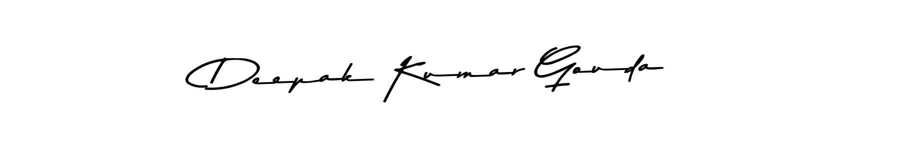 Deepak Kumar Gouda stylish signature style. Best Handwritten Sign (Asem Kandis PERSONAL USE) for my name. Handwritten Signature Collection Ideas for my name Deepak Kumar Gouda. Deepak Kumar Gouda signature style 9 images and pictures png