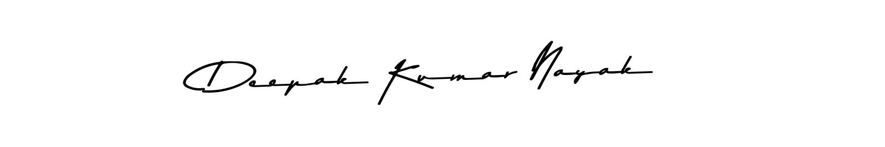 How to make Deepak Kumar Nayak name signature. Use Asem Kandis PERSONAL USE style for creating short signs online. This is the latest handwritten sign. Deepak Kumar Nayak signature style 9 images and pictures png