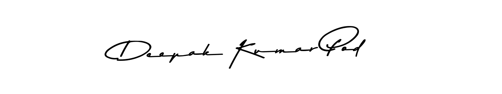 Also You can easily find your signature by using the search form. We will create Deepak Kumar Pod name handwritten signature images for you free of cost using Asem Kandis PERSONAL USE sign style. Deepak Kumar Pod signature style 9 images and pictures png