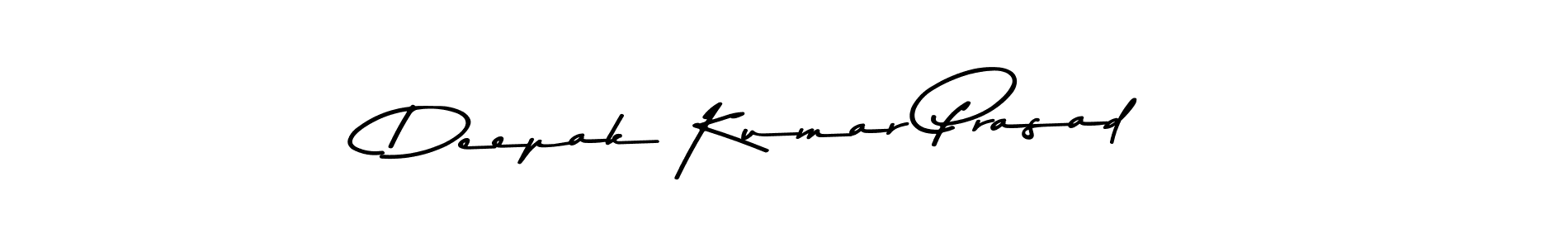 How to make Deepak Kumar Prasad name signature. Use Asem Kandis PERSONAL USE style for creating short signs online. This is the latest handwritten sign. Deepak Kumar Prasad signature style 9 images and pictures png