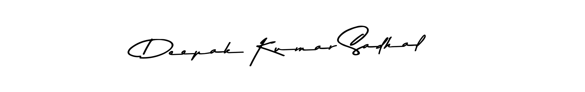 How to make Deepak Kumar Sadhal signature? Asem Kandis PERSONAL USE is a professional autograph style. Create handwritten signature for Deepak Kumar Sadhal name. Deepak Kumar Sadhal signature style 9 images and pictures png