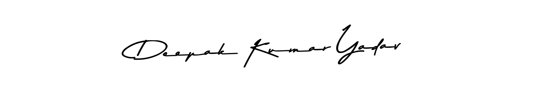 Make a beautiful signature design for name Deepak Kumar Yadav. With this signature (Asem Kandis PERSONAL USE) style, you can create a handwritten signature for free. Deepak Kumar Yadav signature style 9 images and pictures png