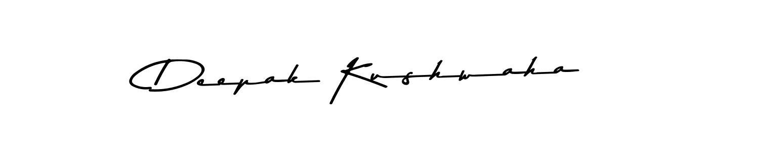Design your own signature with our free online signature maker. With this signature software, you can create a handwritten (Asem Kandis PERSONAL USE) signature for name Deepak Kushwaha. Deepak Kushwaha signature style 9 images and pictures png