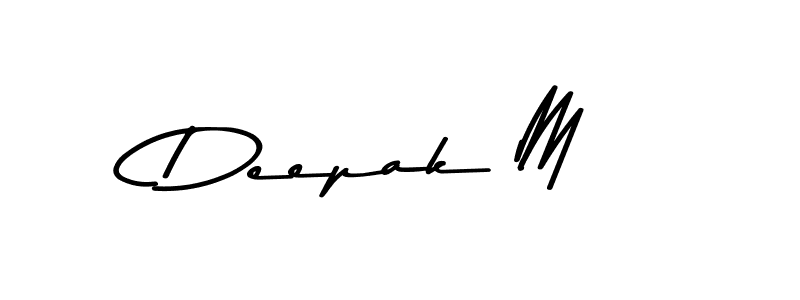 Make a beautiful signature design for name Deepak M. Use this online signature maker to create a handwritten signature for free. Deepak M signature style 9 images and pictures png