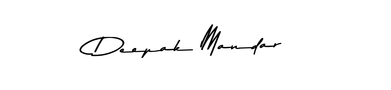 Use a signature maker to create a handwritten signature online. With this signature software, you can design (Asem Kandis PERSONAL USE) your own signature for name Deepak Mandar. Deepak Mandar signature style 9 images and pictures png