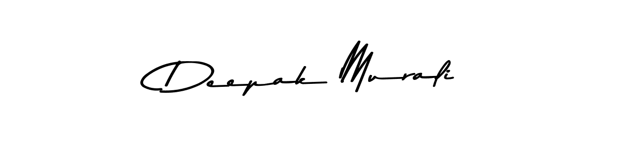 Make a beautiful signature design for name Deepak Murali. With this signature (Asem Kandis PERSONAL USE) style, you can create a handwritten signature for free. Deepak Murali signature style 9 images and pictures png