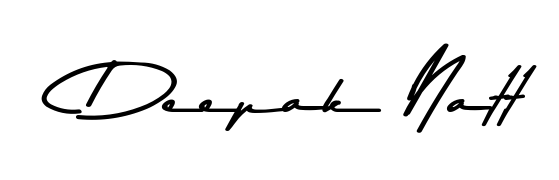 Make your name Deepak Natt memorable on every contract using Asem Kandis PERSONAL USE autograph style. Instant transparent background export available. Deepak Natt signature style 9 images and pictures png