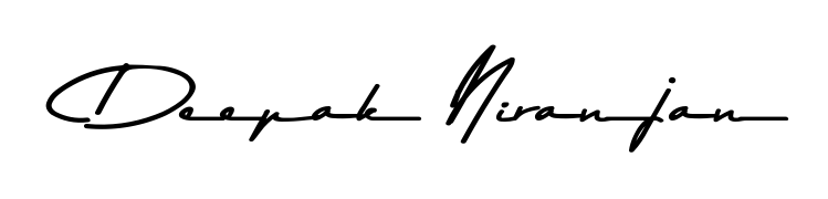 Elevate your brand with a stunning Deepak Niranjan eSignature. The Asem Kandis PERSONAL USE style provides a balanced, flowing aesthetic for everyday signing. Deepak Niranjan signature style 9 images and pictures png