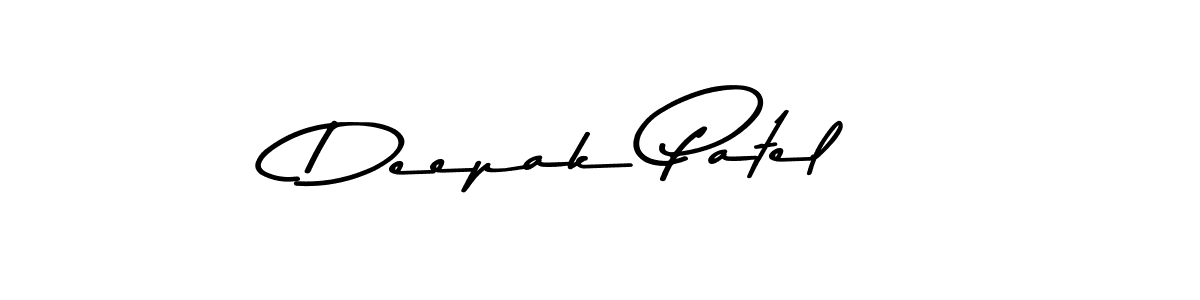 Create a beautiful signature design for name Deepak Patel. With this signature (Asem Kandis PERSONAL USE) fonts, you can make a handwritten signature for free. Deepak Patel signature style 9 images and pictures png