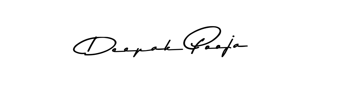 Create a beautiful signature design for name Deepak Pooja. With this signature (Asem Kandis PERSONAL USE) fonts, you can make a handwritten signature for free. Deepak Pooja signature style 9 images and pictures png