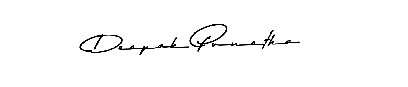 How to make Deepak Punetha signature? Asem Kandis PERSONAL USE is a professional autograph style. Create handwritten signature for Deepak Punetha name. Deepak Punetha signature style 9 images and pictures png