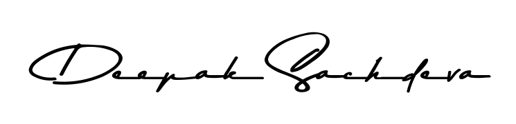 Make a beautiful signature design for name Deepak Sachdeva. Use this online signature maker to create a handwritten signature for free. Deepak Sachdeva signature style 9 images and pictures png