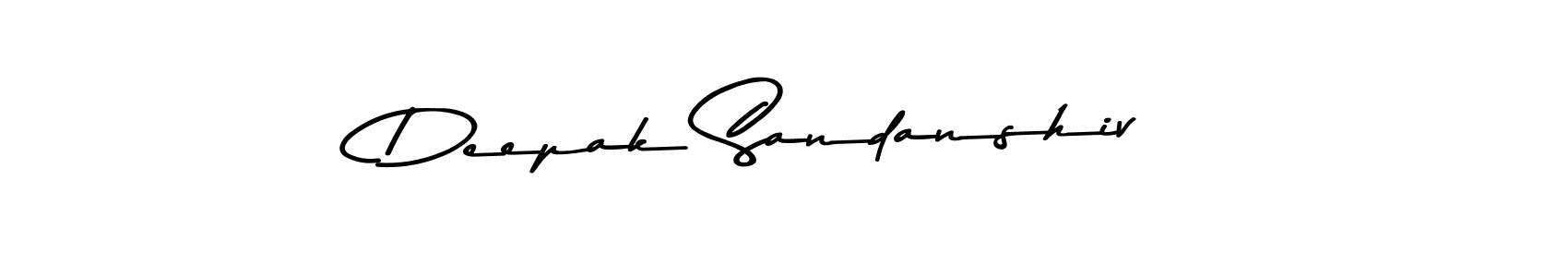 Use a signature maker to create a handwritten signature online. With this signature software, you can design (Asem Kandis PERSONAL USE) your own signature for name Deepak Sandanshiv. Deepak Sandanshiv signature style 9 images and pictures png