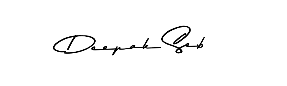 How to make Deepak Seb signature? Asem Kandis PERSONAL USE is a professional autograph style. Create handwritten signature for Deepak Seb name. Deepak Seb signature style 9 images and pictures png